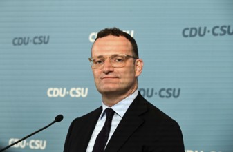The Chairman of the CDU/CSU parliamentary group, Jens Spahn (CDU), and his deputy Alexander