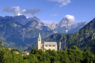 Church of St Martin, Valle di Cadore, Dolomites, Trentino, Italy