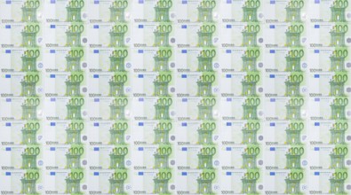 100 euro banknotes, 100 euros