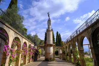 Il pilo del Piave, Vittoriale degli Italiani, Gabriele D'Annunzio's house and garden, Gardone