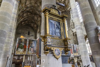 Protestant parish church of St Michael. As Johannes Brenz's place of work, it was the starting