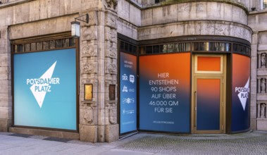 Vacant commercial property, Alte Potsdamer Straße, Potsdamer Platz, Berlin, Germany