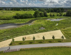Recklinghausen, Castrop-Rauxel, Ruhr area, North Rhine-Westphalia, Germany - Renaturalised Emscher,