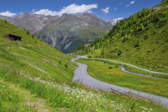 Ötztal Glacier Road, Sölden, Ötztal, Ötztal Alps, Tyrol, Austria