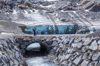 Rettenbachferner on the Ötztal Glacier Road, Sölden, Ötztal, Ötztal Alps, Tyrol, Austria