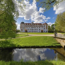 Castle park and Celle Castle, Lower Saxony, Germany