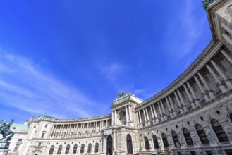 Austria, Vienna, famous Hofburg palace and Heldenplatz - Heroes Square plaza