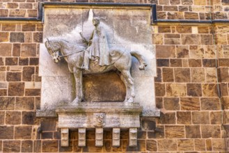 Moltke memorial on the outer wall, Church of Our Lady, Prussian Field Marshal Helmuth von Moltke