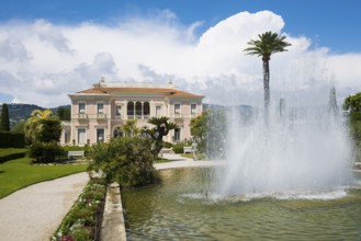 Renaissance-style villa and park, Villa Ephrussi de Rothschild, Saint-Jean-Cap-Ferrat, Cap Ferrat,
