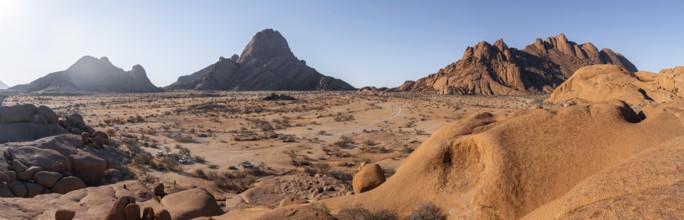 Rock formation, Pontok Mountains, Great Spitzkoppe, Spitzkoppe, Great Spitzkoppe Nature Reserve,