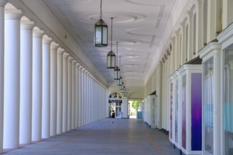 Colonnade at the Hessian State Theatre, Wiesbaden, Hesse, Germany