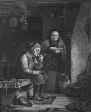 An illustration of the cobbler from The Cobbler of Duddingstone by Alexander Whitelaw, digital
