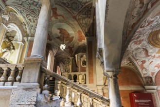 Interior view, Palais Lascaris, Old Town, Nice, Alpes Maritimes, Provence Alpes Cote d'Azur, French