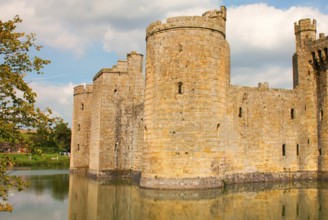 Bodiam Castle is located in East Sussex near the River Rother. It has long been one of England's