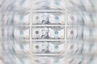10 US dollar notes, 10 dollar banknotes