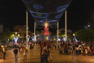 Christmas decorations, Cartagena, Colombia