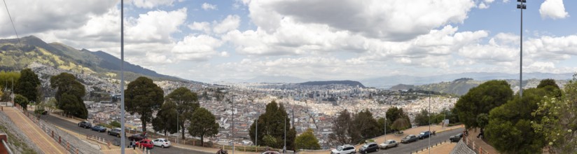 Panorama from El Panecillo, Quito, Ecuador