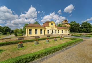 Orangery, castle park, Museum Zeitzer Schloss Moritzburg, early baroque style, Zeitz,