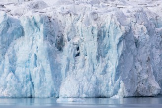 Glacier tongue, ice, bay, Lillienhöökbreen, Spitsbergen, Svalbard