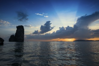 Pai Plong Beach, sunset, Ao Nang, Krabi, Thailand