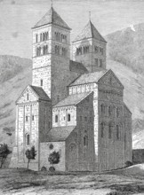 Abbey church of Murbach, dedicated to St Leodegar of Autun, was the main church of the prince-abbey