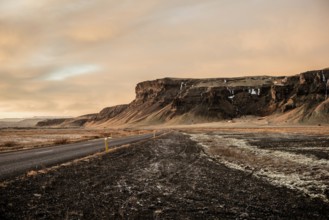 Ring Road, Mountains, Southern Iceland, Sunset, Winter, Cold, Iceland* Ring Road, Mountain Range,
