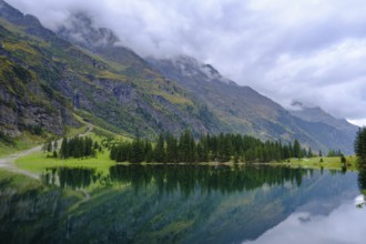 Hintersee in Felbertal, near Mittersill, Oberpinzgau, Salzburger Land, Austria