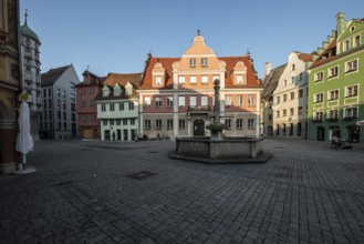 Memmingen, Old Town, Weinmakt, Bavaria, Germany