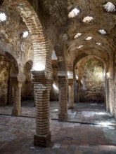 Ruins of Arab baths in Ronda, Andalusia, Spain