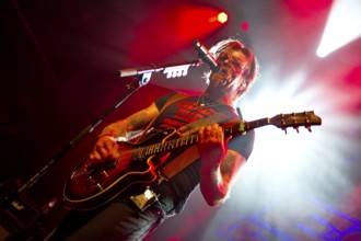 Jesse The Devil Hughes, singer of EAGLES OF DEATH METAL, live at Kesselhaus Berlin, on 10/06/2025
