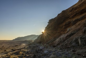 Sunrise at the Morsum Cliff, North Sea, Morsum, Sylt, Schleswig-Holstein