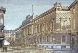 The Reichsbank in Berlin, around 1880, Germany