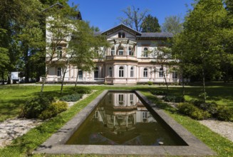 Rablvilla in the spa gardens, spa town, Bad Hall, Traunviertel, Upper Austria, Austria