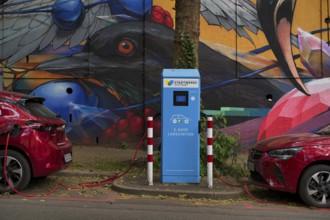 Charging station Stadtwerke Stuttgart for electric cars, charging station, e-filling station,