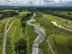 Recklinghausen, Castrop-Rauxel, Ruhr area, North Rhine-Westphalia, Germany - Renaturalised Emscher,