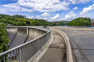 The Aggertalsperre dam in Oberbergisches Land, near Bergneustadt, operated by the Aggerverband, 45
