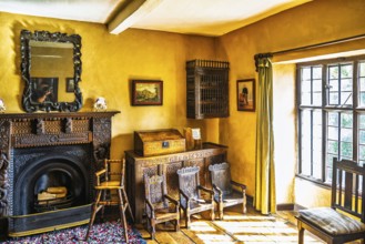 Townend house, National Trust, Troutbeck, Windermere, Lake District, Cumbria, England, United