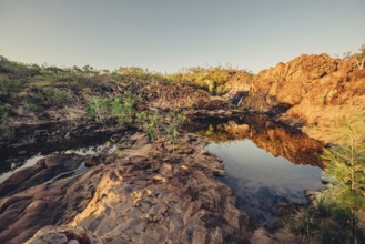 Sunrise Edith Falls in northern Australia, Australia