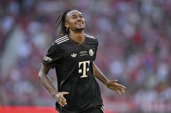 Goal celebration Jonah Daniel Kusi-Asare Bayern Munich FCB (41) Telekom Cup Allianz Arena, Munich,