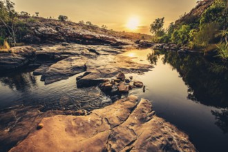 Bell Gorge, The Kimberleys, sunrise in the outback, Gibb River Road, Australia