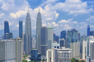 Kuala Lumpur city skyline, Malaysia, Asia