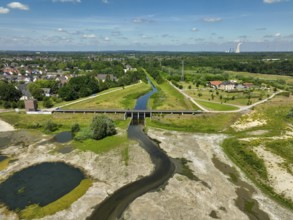 Dortmund, Castrop-Rauxel, North Rhine-Westphalia, Germany - River renaturalisation, renaturation of