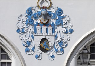 City coat of arms at the Bomann Museum, Celle, Lower Saxony, Germany