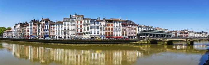 Panorama of Bayonne, Basque Country, Southwest France