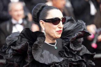 Cannes, France - 24.5.2024: Rossy de Palma on the red carpet during the Closing Ceremony of the