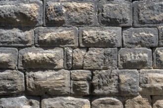Limestone wall, full-size, Esslingen am Neckar, district of Esslingen, Baden-Württemberg, Germany