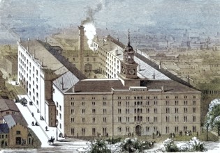 G. W. Gail & Ax's Tobacco Works Baltimore, tobacco factory, Gail'sche Zigarrenfabrik, also Georg