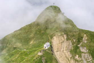 Chapel on Mount Pilatus in the Swiss Alps in Pilatus, Switzerland