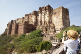Mehrangarh or Meherangarh Fort, Jodhpur, Rajasthan, India