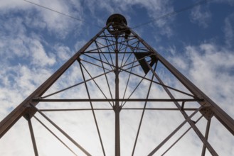 Amundsen-Ellsworth-Nobile, mast for airship, Ny-Alesund, Spitsbergen, Svalbard